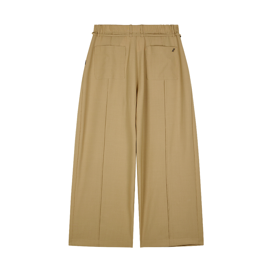 지오송지오 컬렉션 커브드 와이드 팬츠 베이지 BI2PT235BE(ZIOSONGZIO COLLECTION Curved Wide Pants Beige) - 2