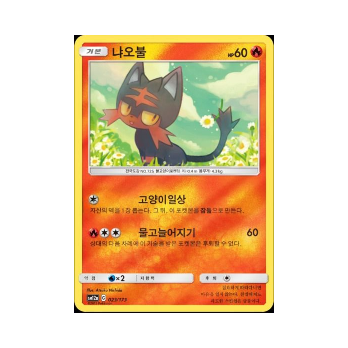포켓몬 TCG 냐오불 태그올스타즈 (한글판)(Pokemon TCG Litten Tag All Stars (Korean Ver.)) - 1