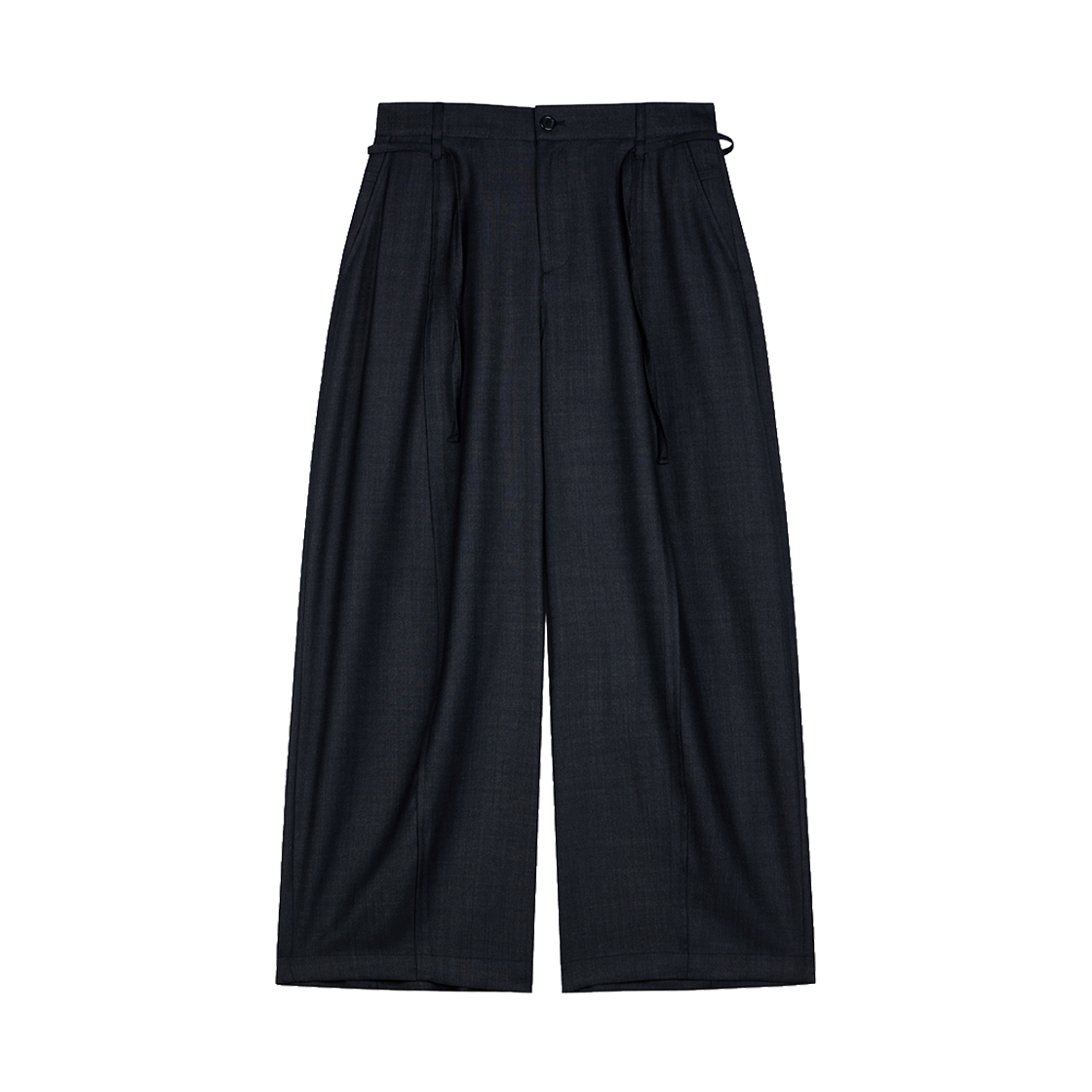 지오송지오 컬렉션 커브드 와이드 팬츠 네이비 BI2PT236NY(ZIOSONGZIO COLLECTION Curved Wide Pants Navy) - 1