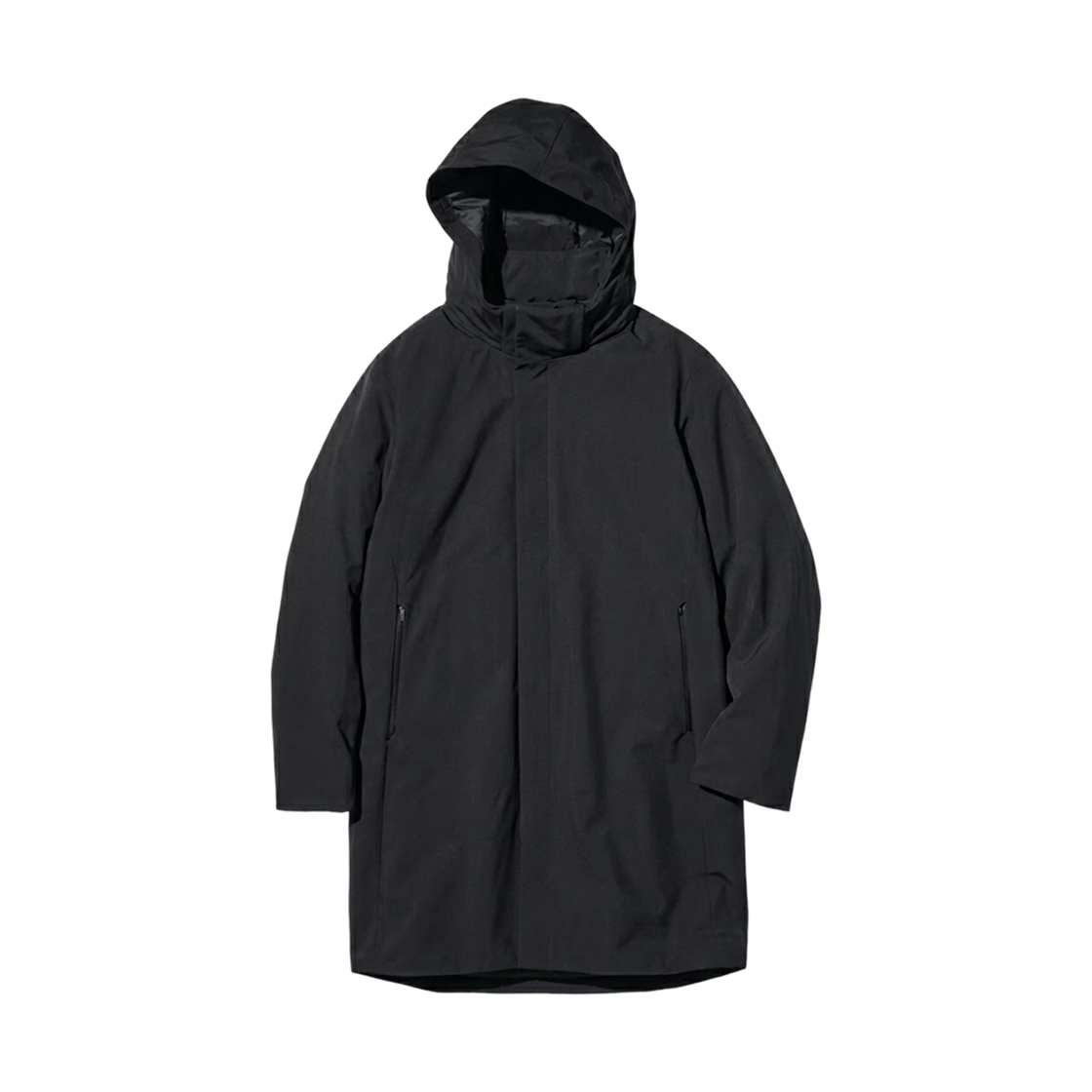 478278-09 Uniqlo Hybrid Down Coat Black - JP