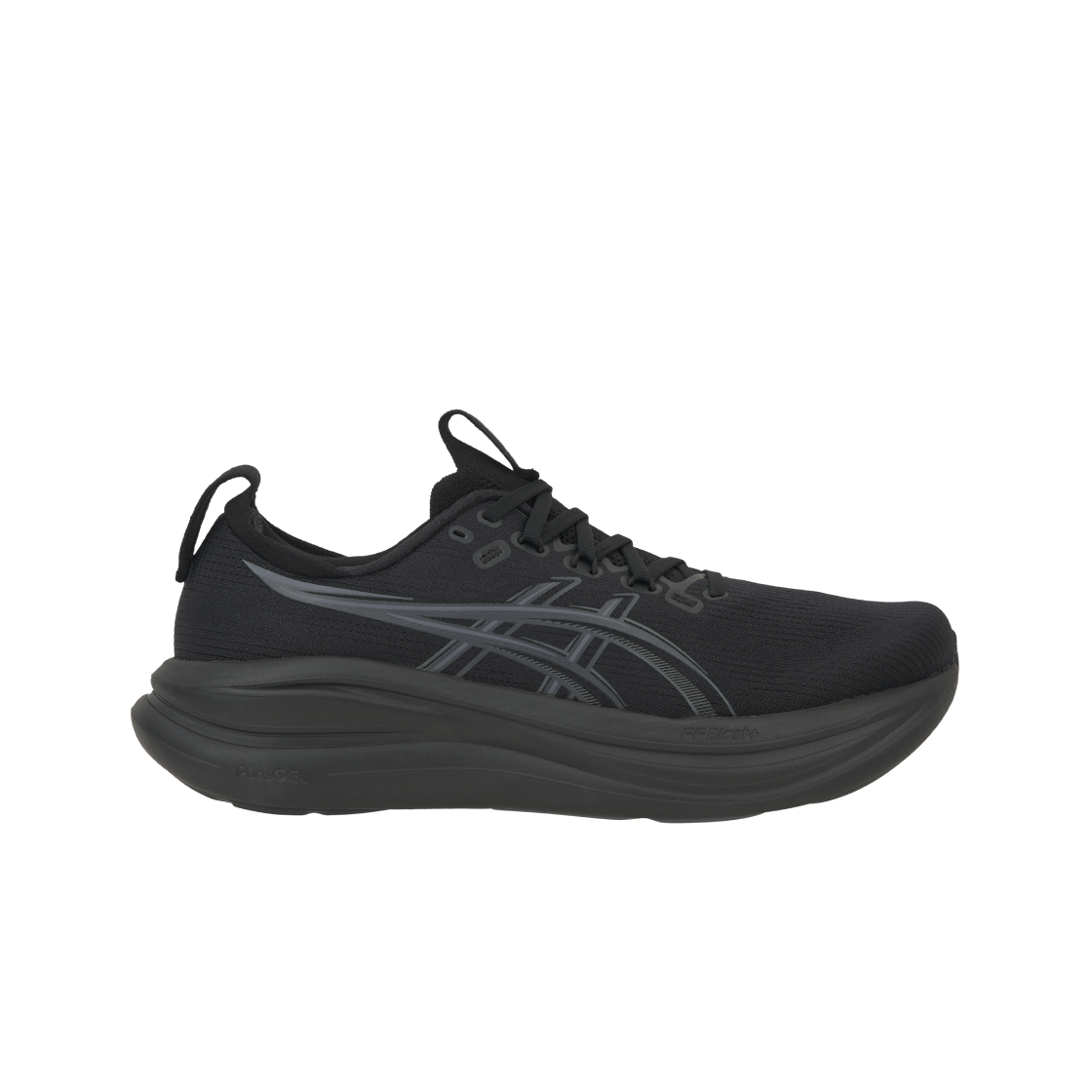 아식스 젤 님버스 28 블랙 그래파이트 그레이 - 2E 와이드(Asics Gel-Nimbus 28 Black Graphite Grey - 2E Wide) - 1