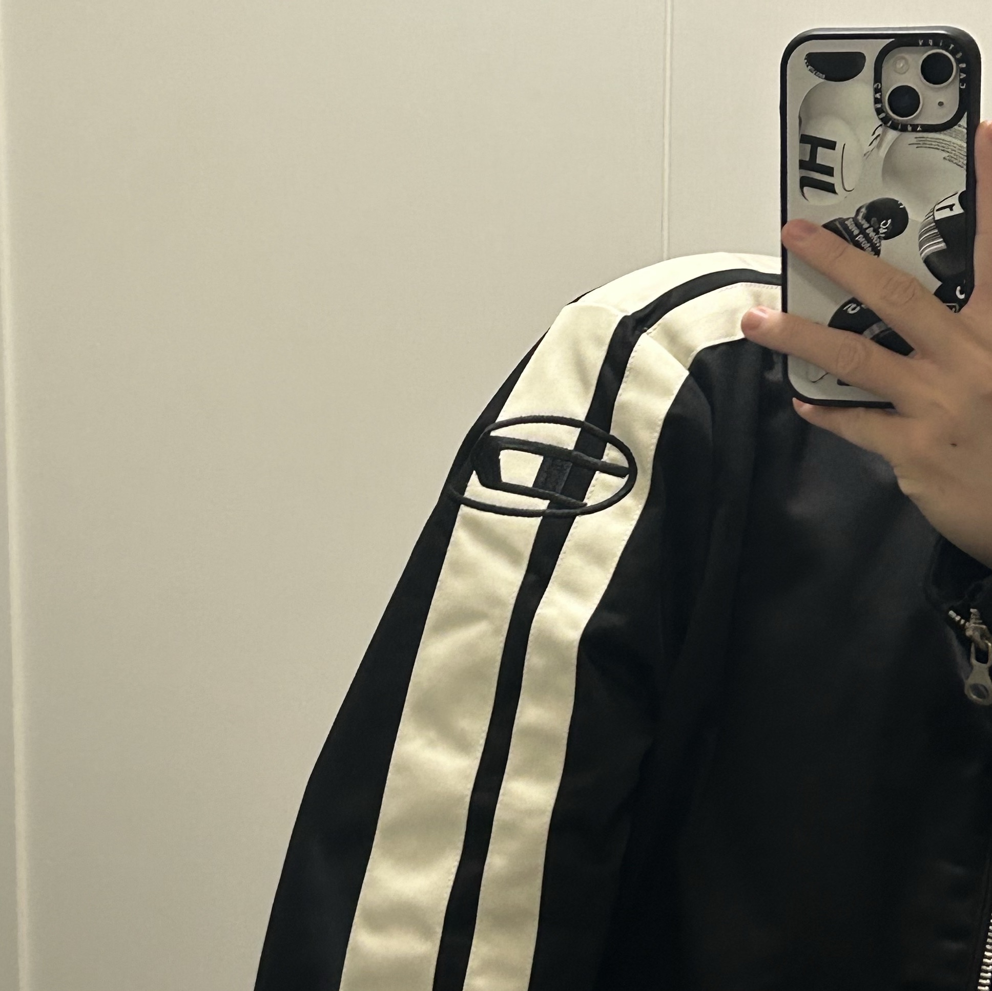 Diesel J-Beck Biker Jacket Black 착용 스타일
