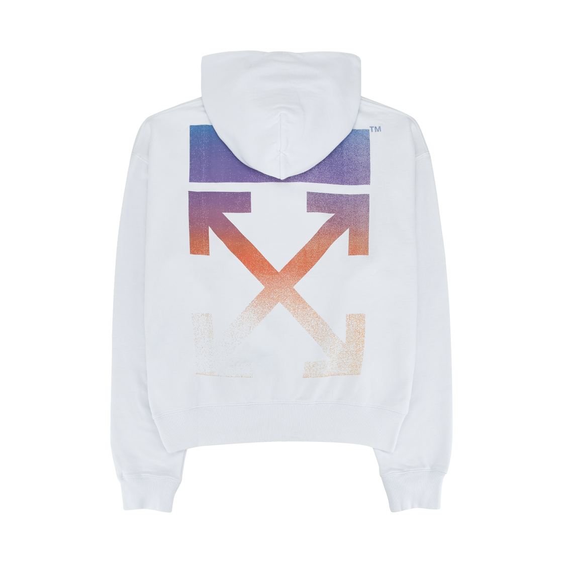 오프화이트 디그레이드 애로우 후드 화이트 멀티컬러(Off-White Degrade Arrow Hoodie White Multicolor) - 2