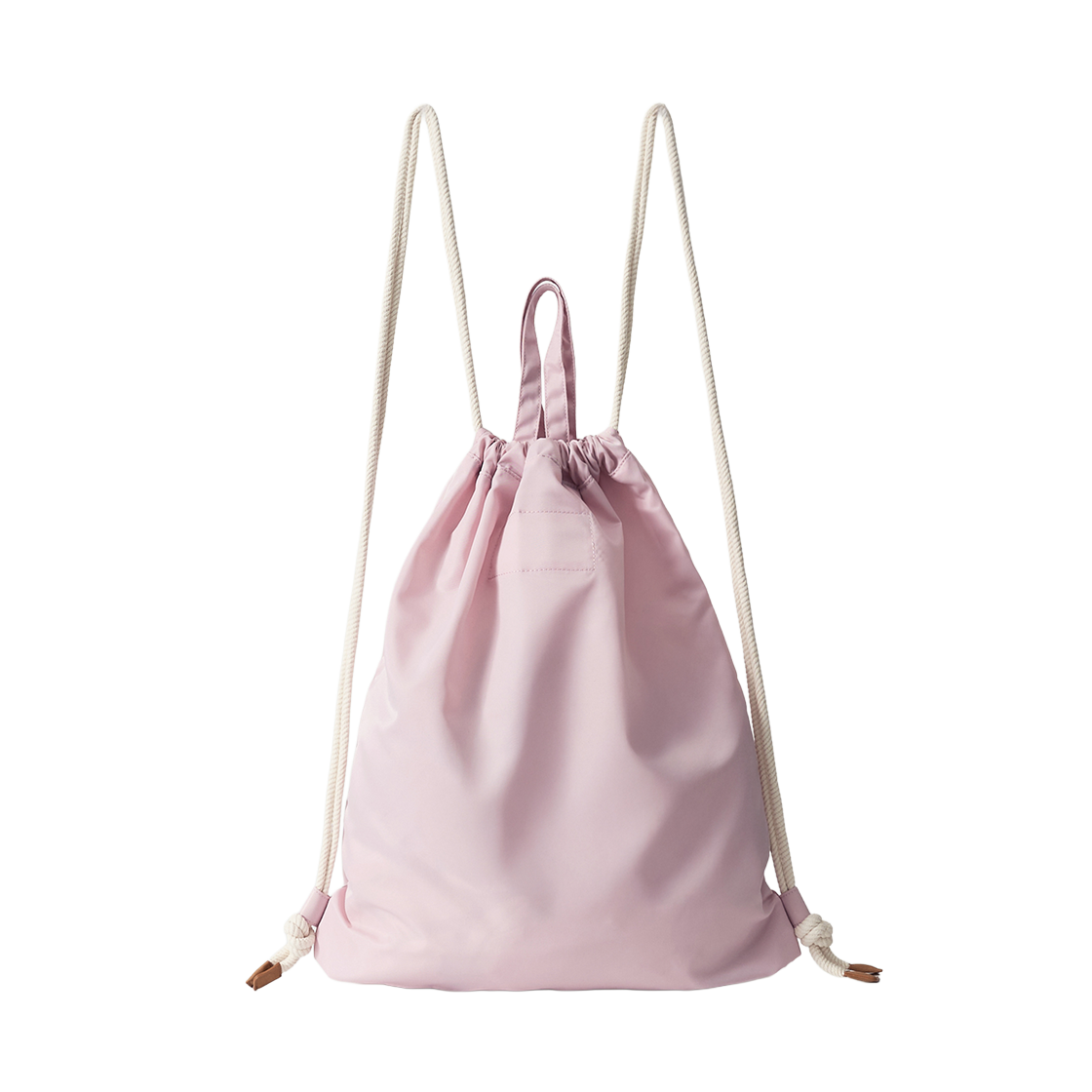 세터 나일론 드로우 스트링 백 라이트 핑크(SATUR Nylon Draw String Bag Light Pink) - 2