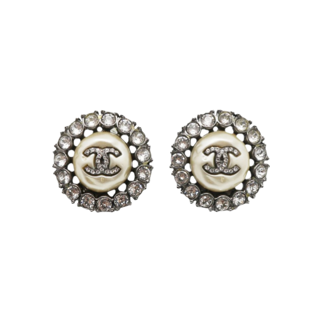 ITP5KUKOIRRF Chanel Circle Strass Earrings