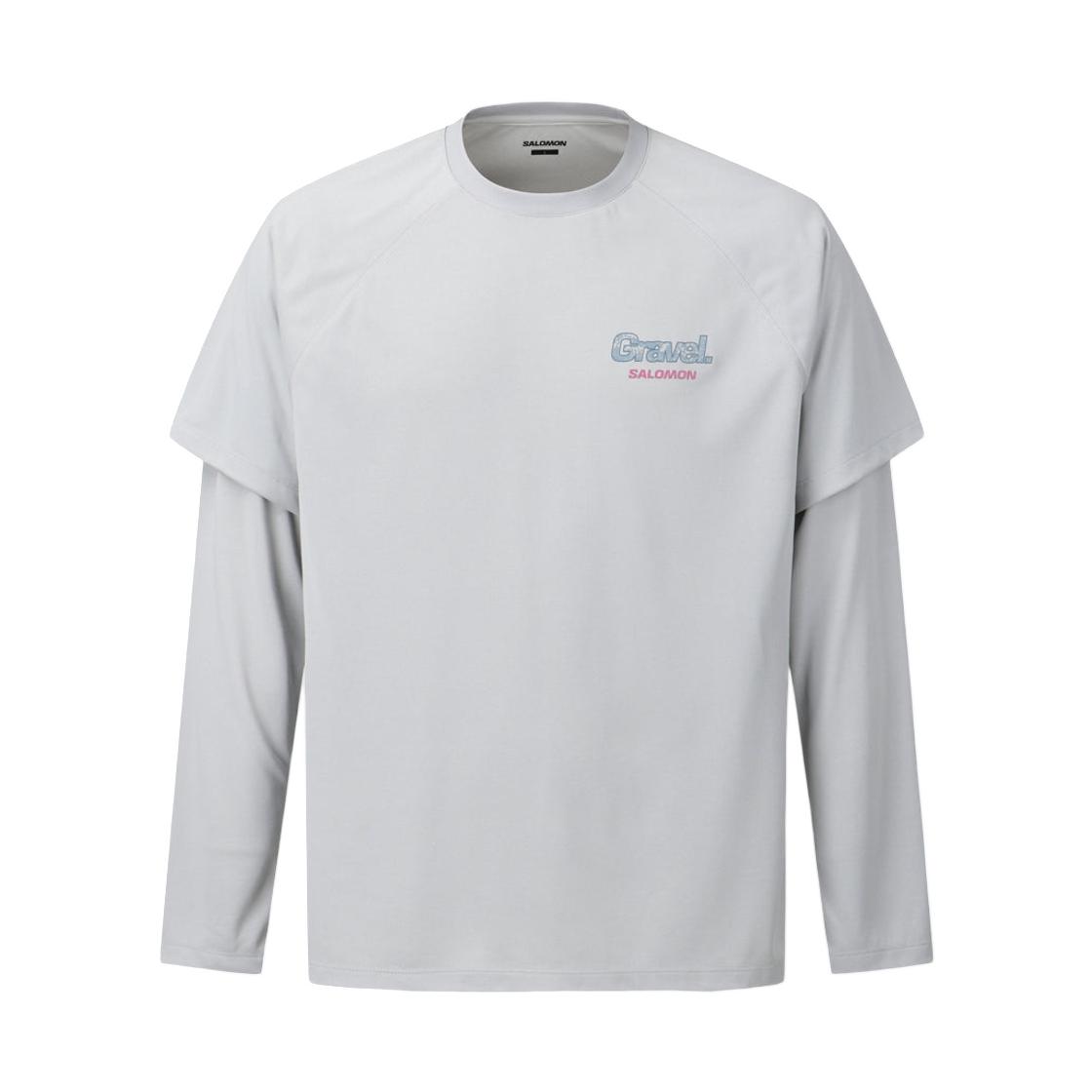 살로몬  스트라타 롱 슬리브 그레이 실버(Salomon Strata LS Tee Grey Silver)