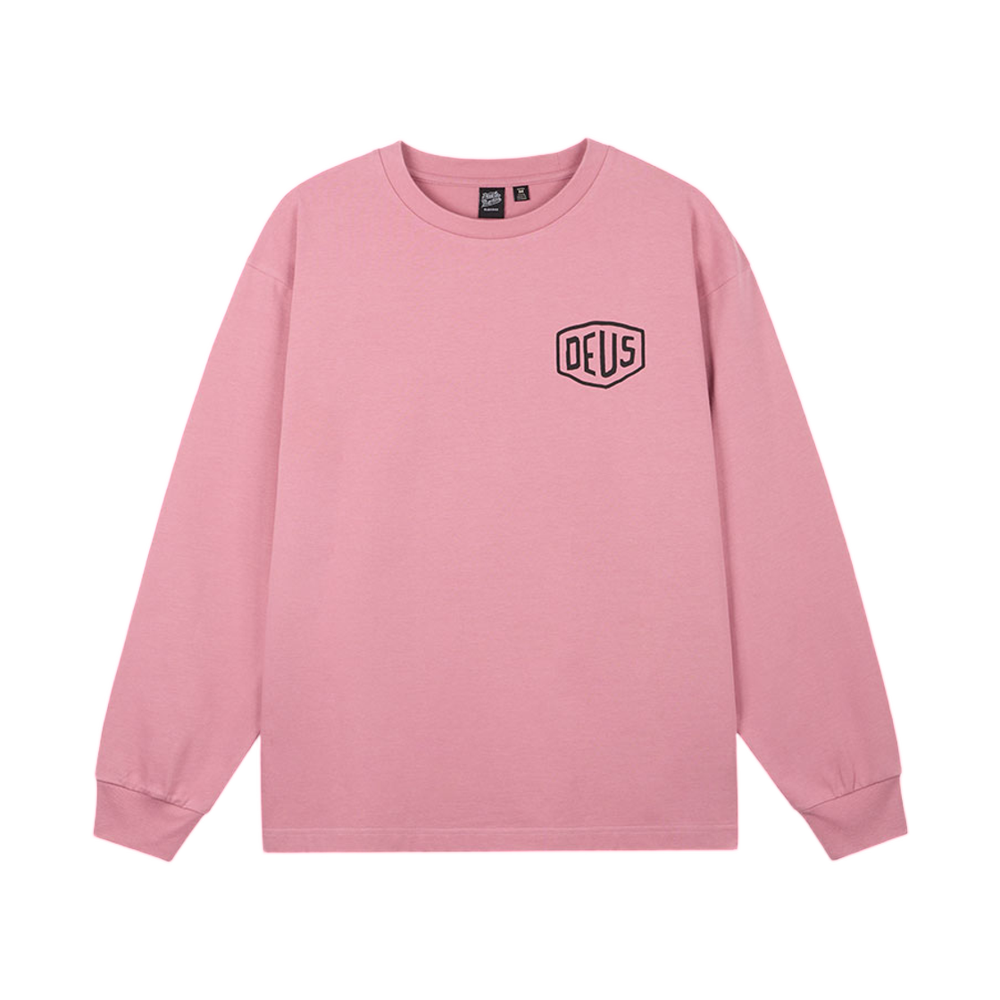 데우스 엑스 마키나 도쿄 컬리지 어드레스 롱슬리브 티셔츠 핑크(Deus Ex Machina Tokyo College Address L/S T-Shirt Pink) - 2