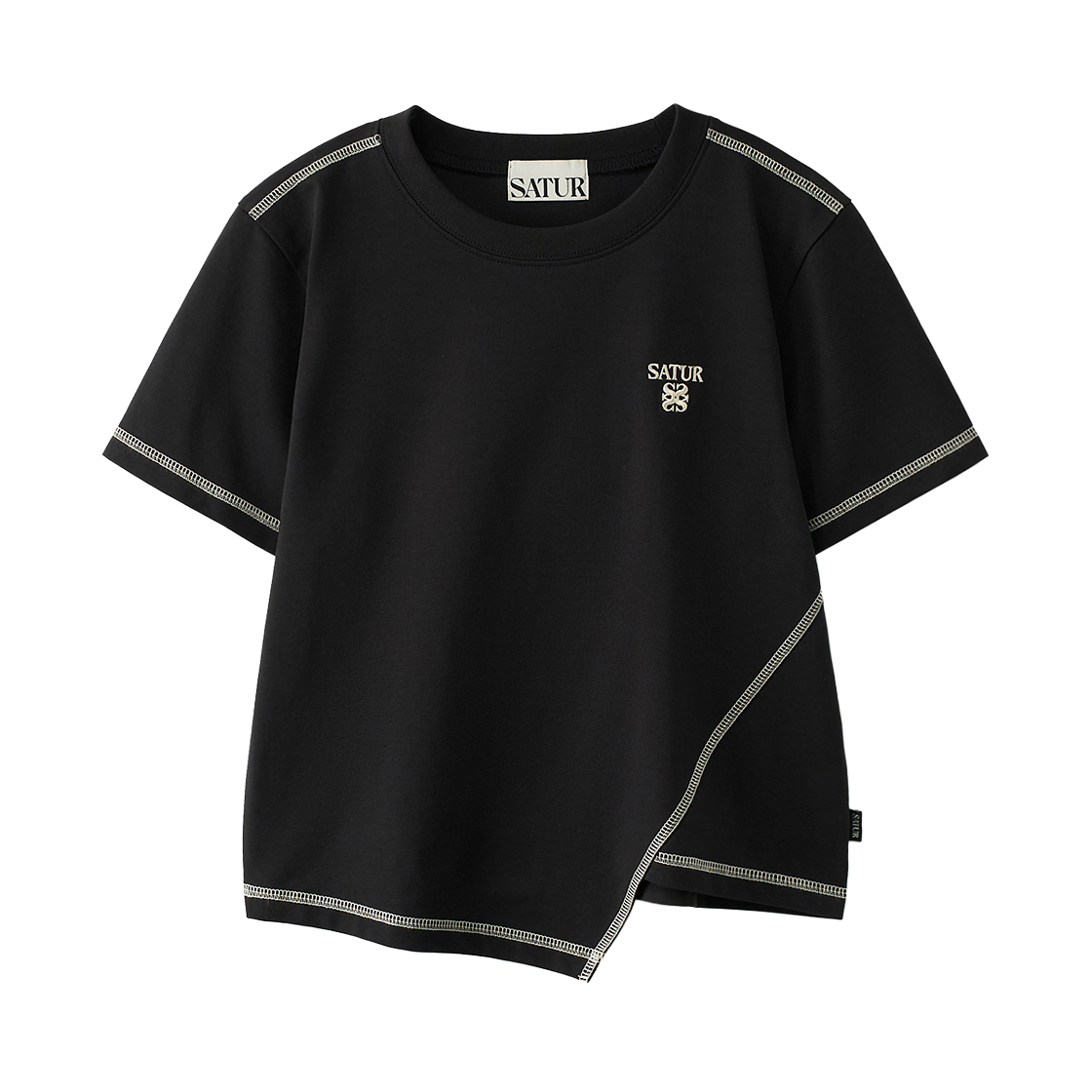 SA262WTS10BLK0 SATUR W Dublin T-Shirt Black
