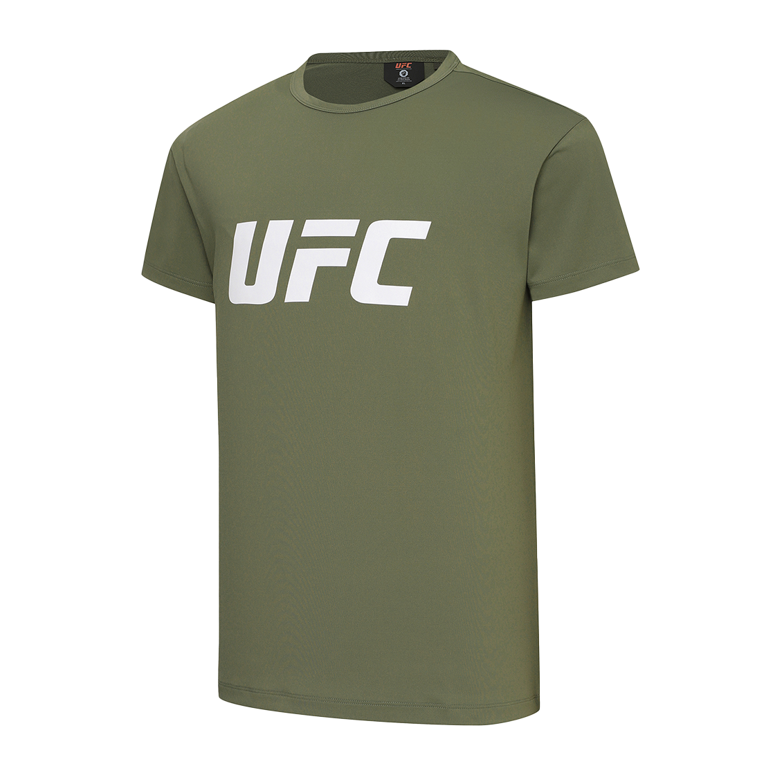 유에프씨 스포츠 텐션 빅로고 머슬핏 반팔 티셔츠 카키 U4SSW2106KH(UFC SPORT Tension Big Logo Muscle Fit Short Sleeve Khaki) - 2