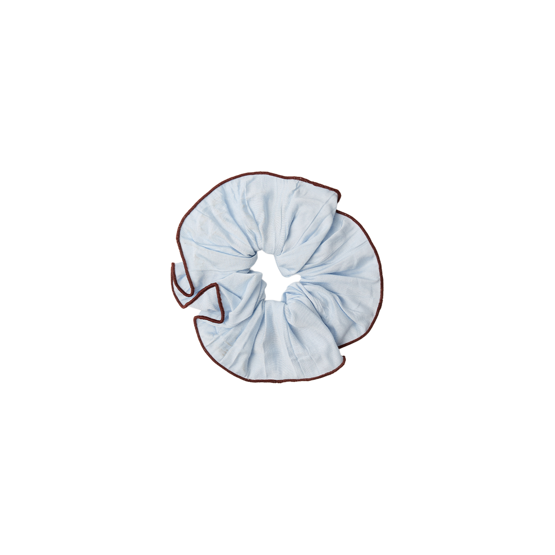 세터 우먼 링클 컬러 블록 스크런치 스카이 블루(SATUR W Wrinkle Color Block Scrunchie Sky Blue) - 2