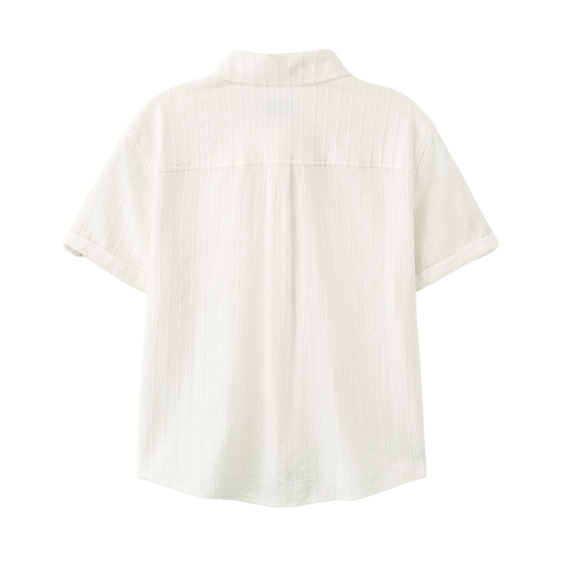 세터 우먼 롤업 하프 셔츠 크림(SATUR W Roll Up Half Shirt Cream) - 2
