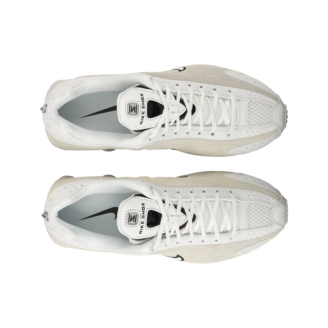 (W) 나이키 샥스 R4 서밋 화이트 라이트 오어우드 브라운((W) Nike Shox R4 Summit White Light Orewood Brown) - 5