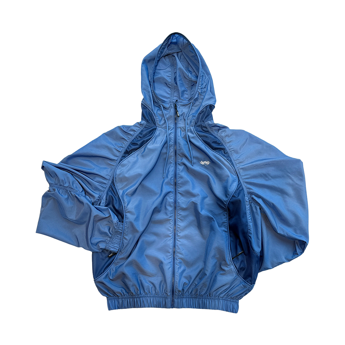 KM25ZMJK002 KZM Two-Tone Blue Light Jacket Blue