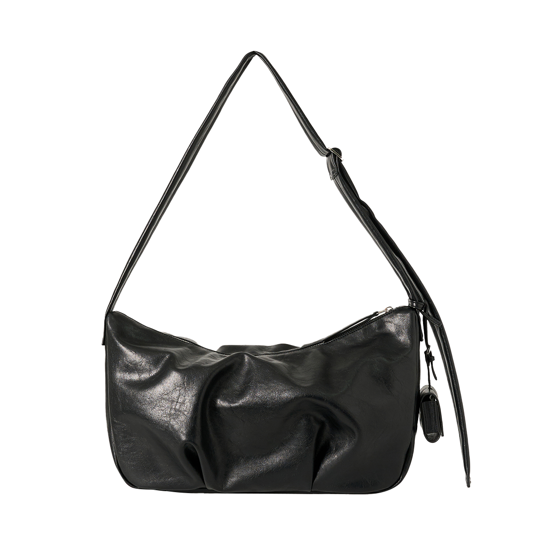 세터 배럴 버튼 숄더 백 블랙(SATUR Barrel Button Shoulder Bag Black) - 2