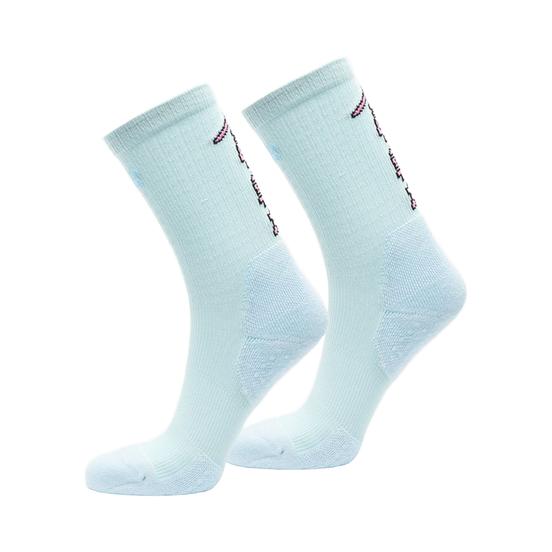 뉴발란스 x 기안84 살라고뛴다 드라이쿨 논슬립 크루 삭스 라이트 블루(New Balance x Kian84 Run To Live Dry-Cool Non-Slip Crew Socks Light Blue)