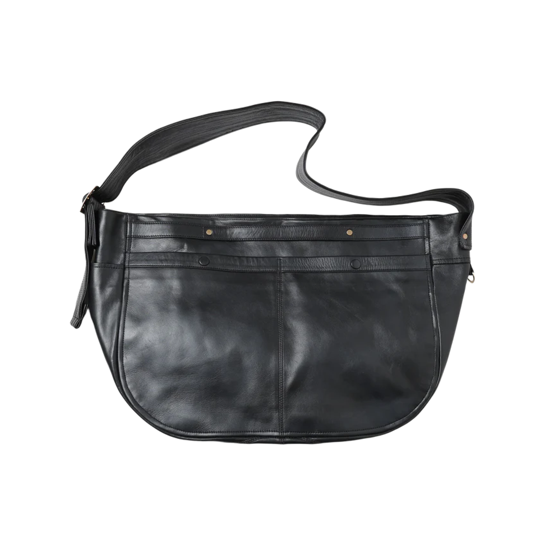 CCU 레더 뉴 뉴스페이퍼 백 L 블랙(CCU Leather New Newspapaer Bag L Black)