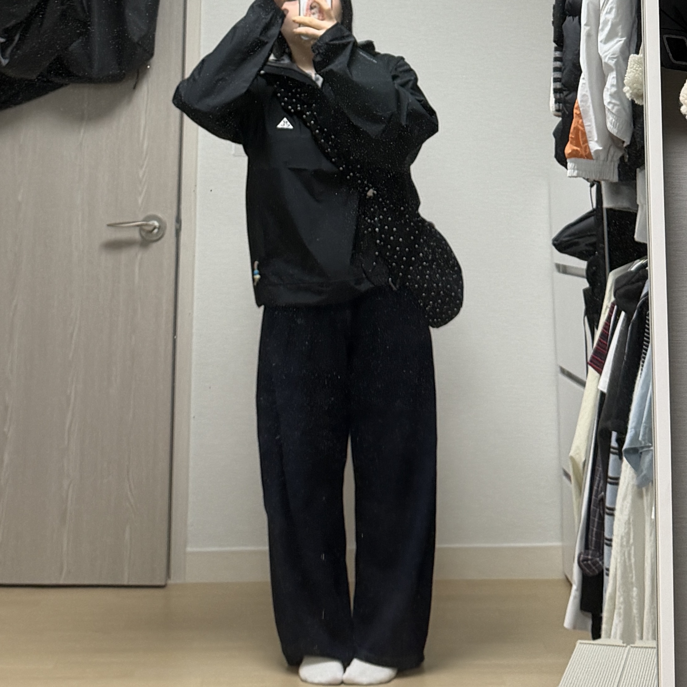 Nike ACG Storm-Fit ADV Cascade Rains Full Zip Jacket Black - Asia 착용 스타일 - 2
