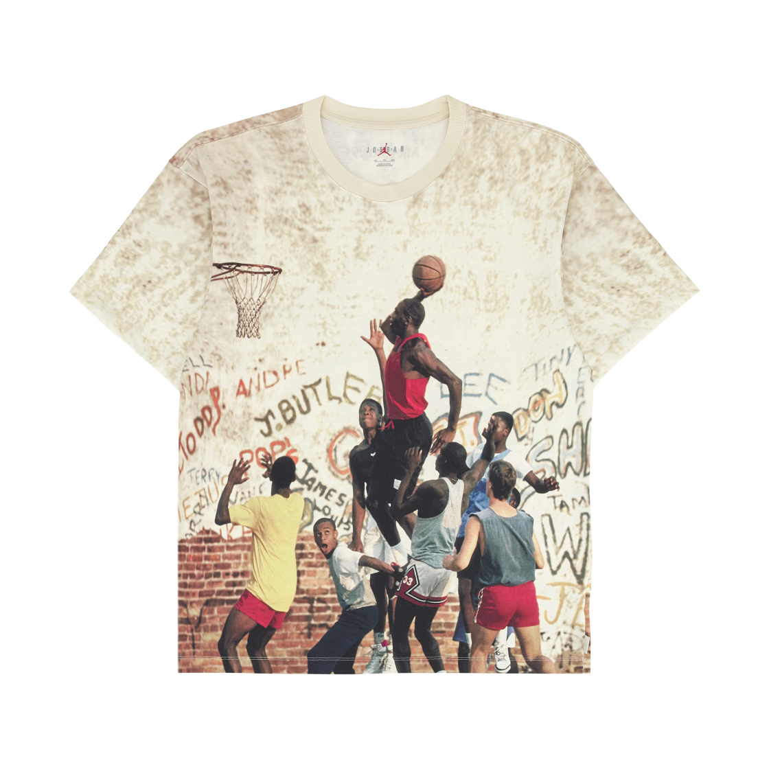 조던 에어 85 그래픽 티셔츠 세일 레전드 라이트 브라운 (HJ2362-133)(Jordan Air 85 Graphic T-Shirt Sail Legend Light Brown (HJ2362-133)) - 1