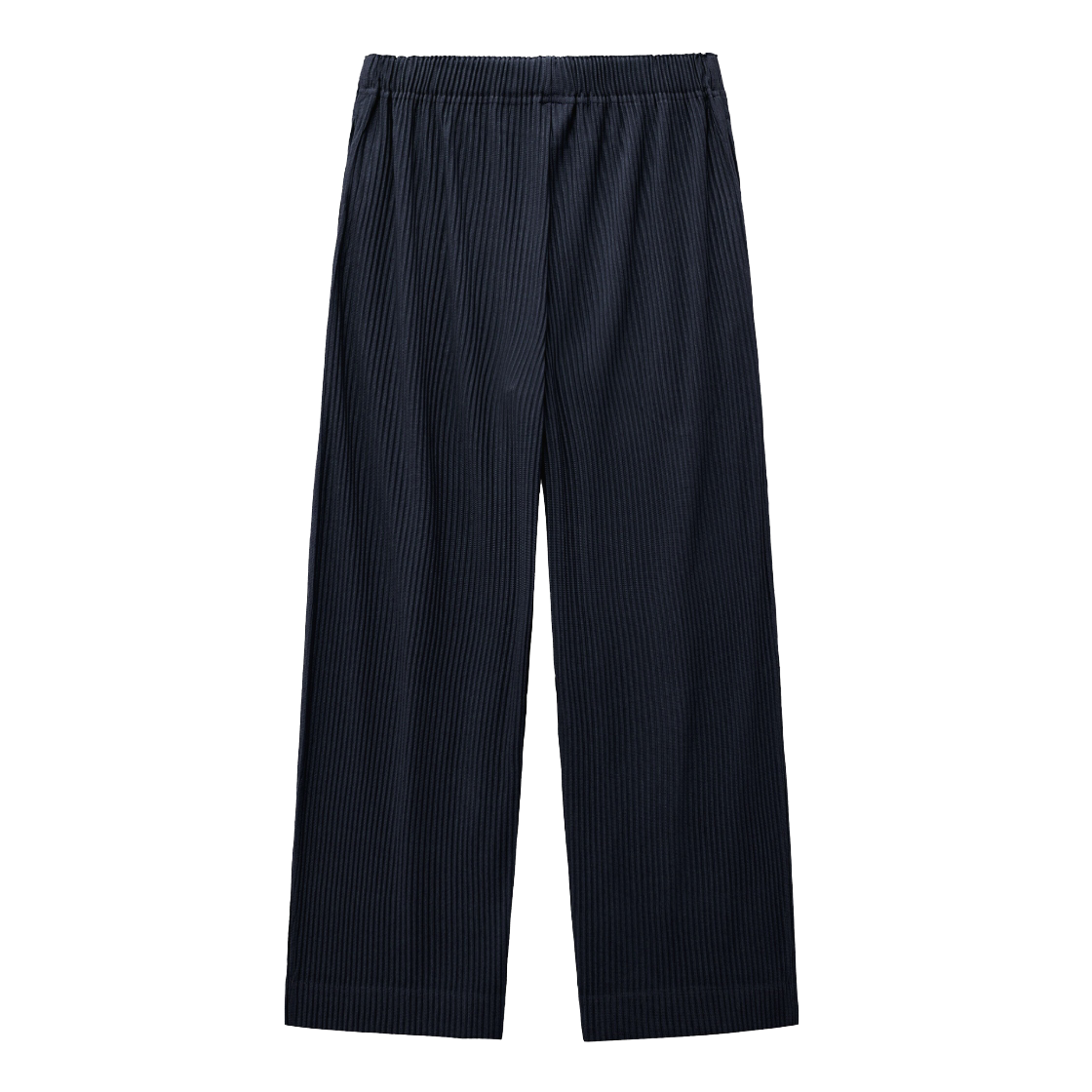 티엔지티 우먼 요요기 플리츠 와이드 팬츠 네이비(TNGT W Yoyogi Pleats Wide Pants Navy) - 1
