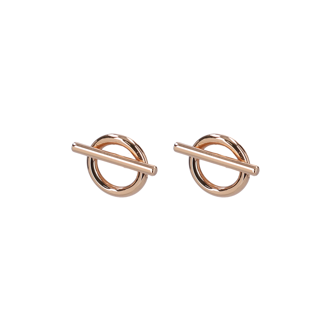 ITP8JVWM5SBT Hermes H219596B 18K Rose Gold Earrings