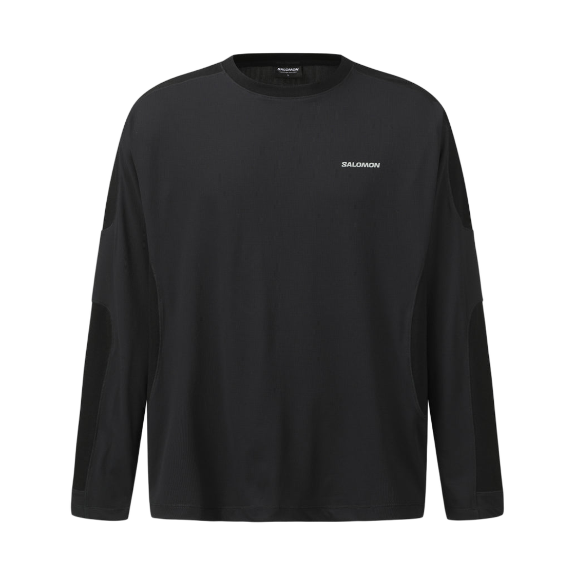 살로몬  글라이드 롱 슬리브 블랙(Salomon Glide LS Tee Black)
