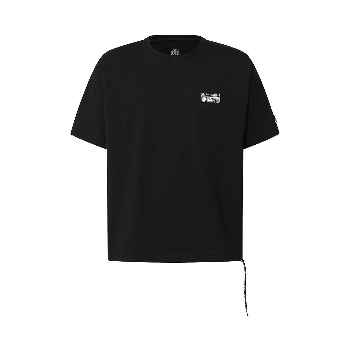 엘리먼트 10 에센셜 반팔 티셔츠 (MG11ST060FBK)(ELEMENT 10 Essentials Short Sleeve T-Shirt (MG11ST060FBK))