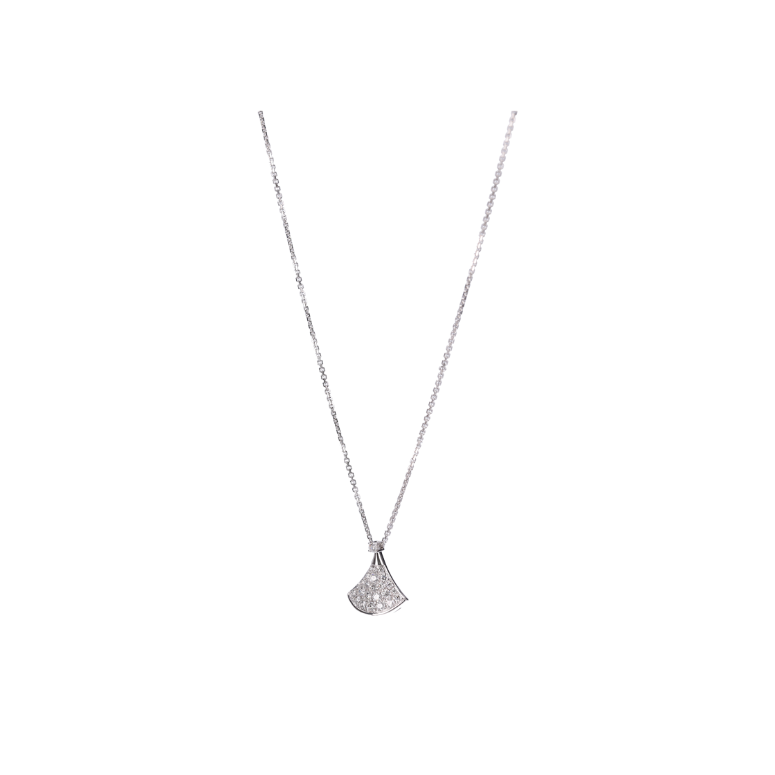 불가리 351099 디바스 드림 네크리스 18K 화이트 골드 & 다이아몬드(Bulgari 351099 Divas' Dream Necklace in 18K White Gold & Diamond) - 1