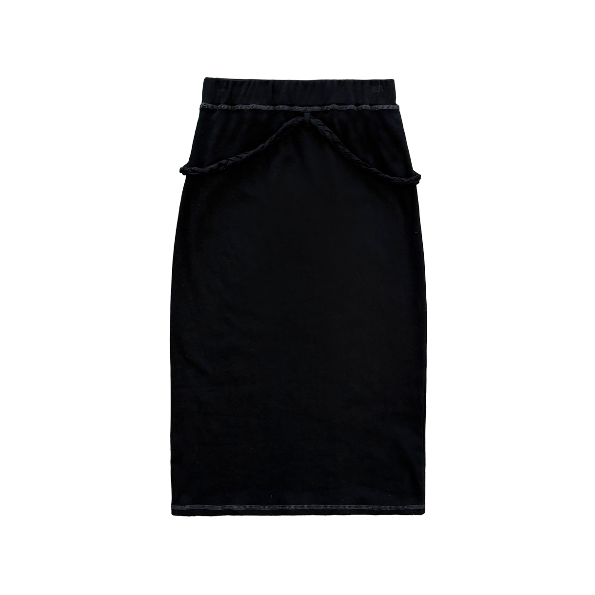 오드미 슬림 롱 스커트 - 블랙(ODDME Slim Long Skirt - Black) - 2