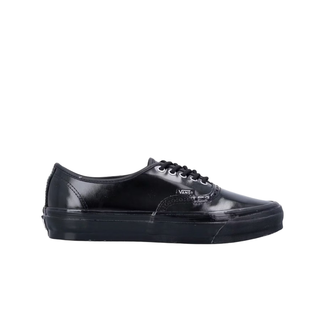 반스 OTW 어센틱 44 사이프드 비브람 글로스 레더 브로그 블랙(Vans OTW Authentic 44 Siped Vibram Gloss Leather Brogue Black) - 1
