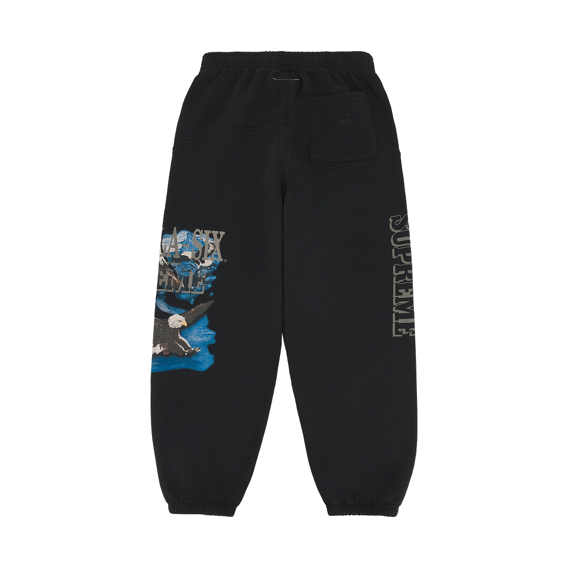 슈프림 x MM6 메종 마르지엘라 이글 스웨트팬츠 블랙 - 26SS(Supreme x MM6 Maison Margiela Eagle Sweatpant Black - 26SS) - 2
