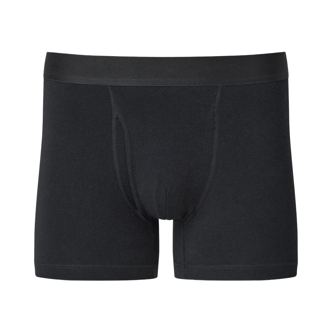 464311-09 Uniqlo Cotton Boxer Briefs Black