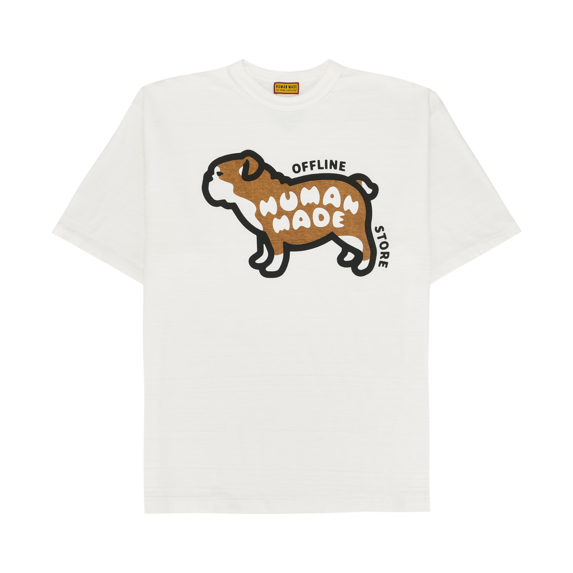 휴먼 메이드 애니멀 그래픽 티셔츠 불독 화이트 - 오프라인 스토어 한정(Human Made Animal Graphic T-Shirt Bulldog White - Offline Store Exclusive)