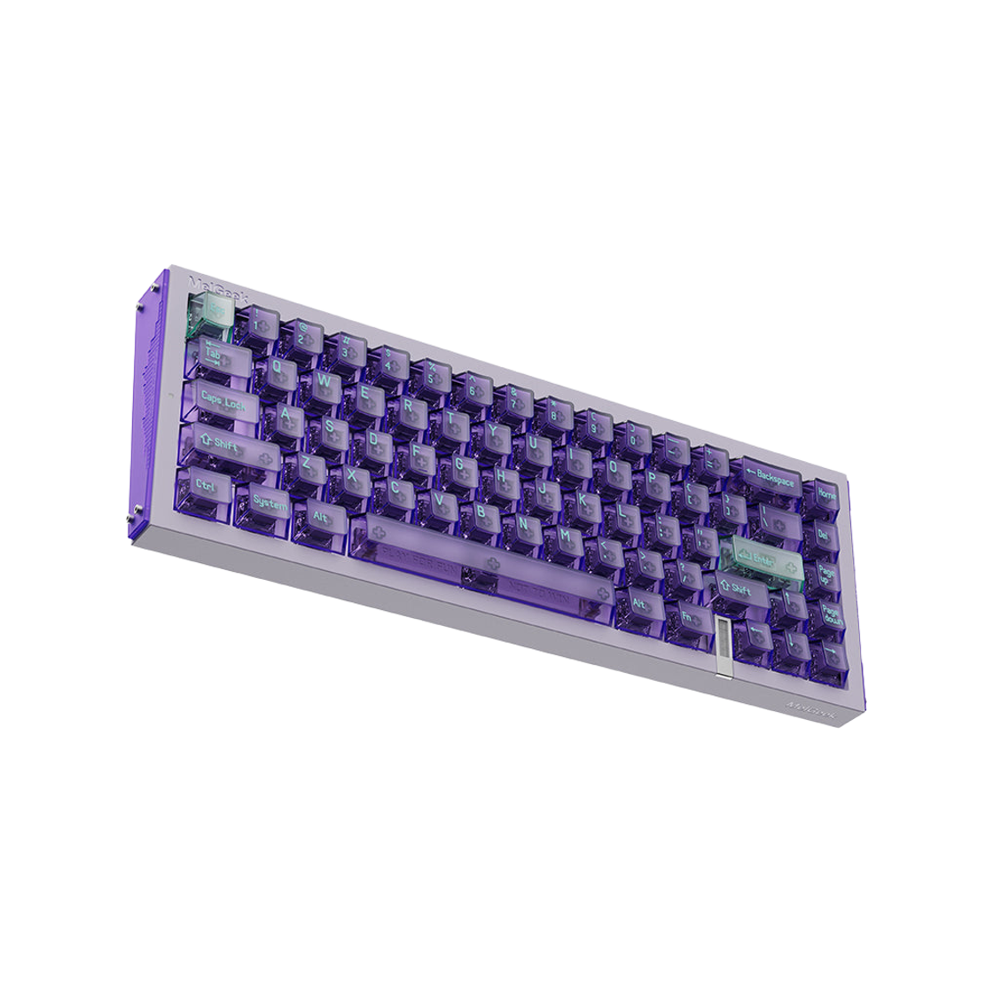 멜긱 REAL67 리얼 67 게이밍 마그네틱 키보드_포타슘퍼플(MelGeek REAL67 Gaming Magnetic Keyboard_Potassium Purple)