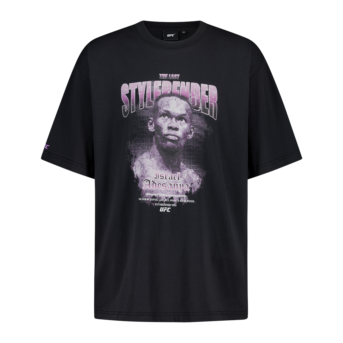 U2SSV2338BK UFC SPORT Stylebender Relaxed Fit Short Sleeve Black