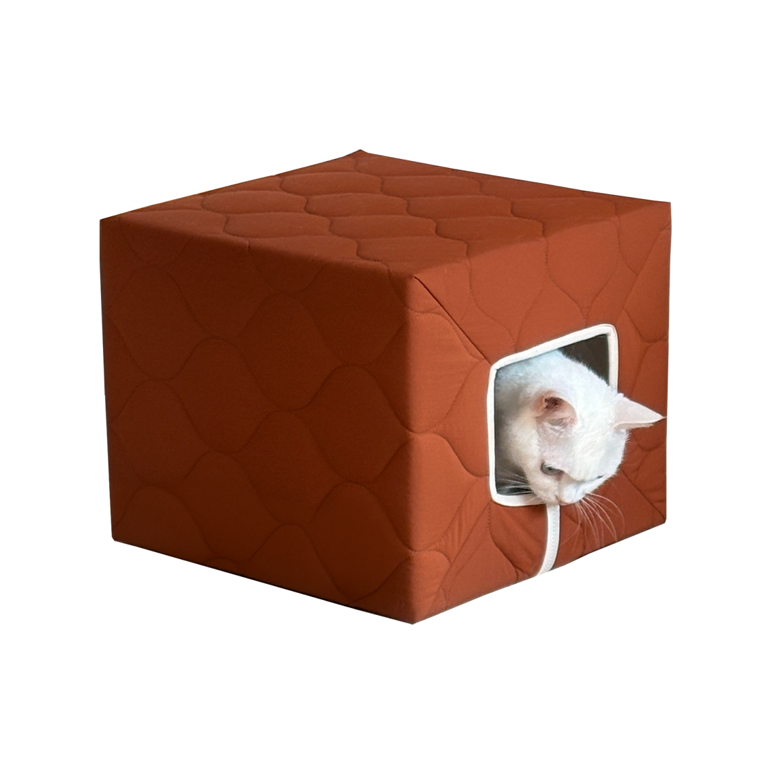 [KREAM 단독] 집에가야돼 고양이 누빔 숨숨집 브릭