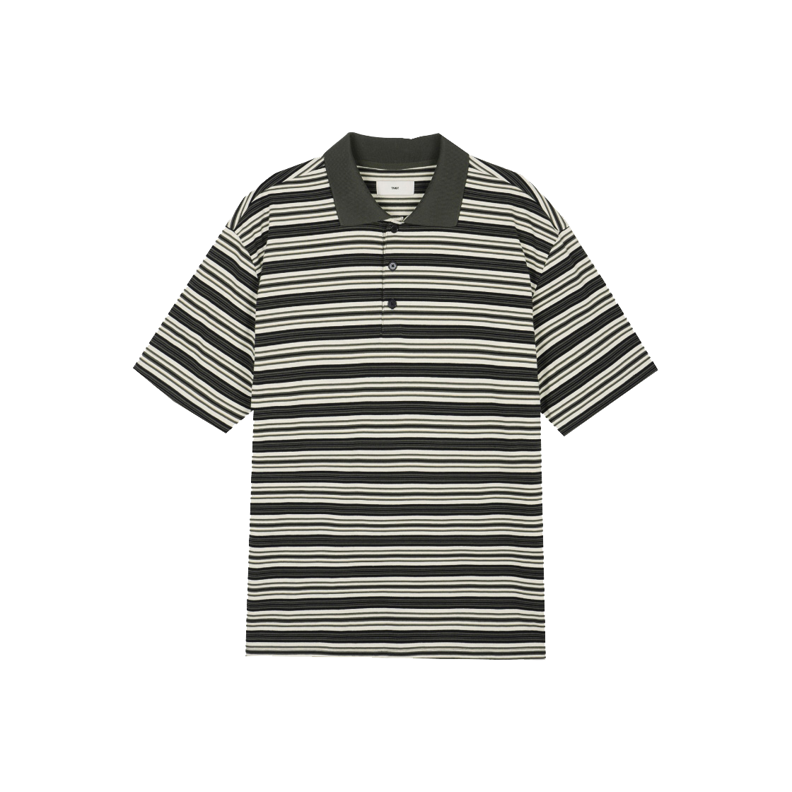 TNTS6E207B2_W TNGT W Stripe Polo Light Blue