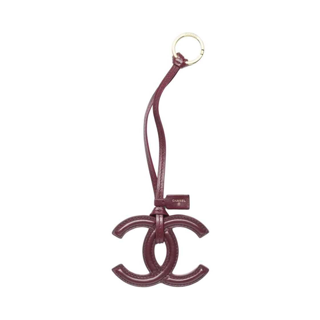 샤넬 미니백 참 램스킨 & 골드 메탈 다크 버건디(Chanel Mini Bag Charm Lambskin & Gold Dark Burgundy) - 1