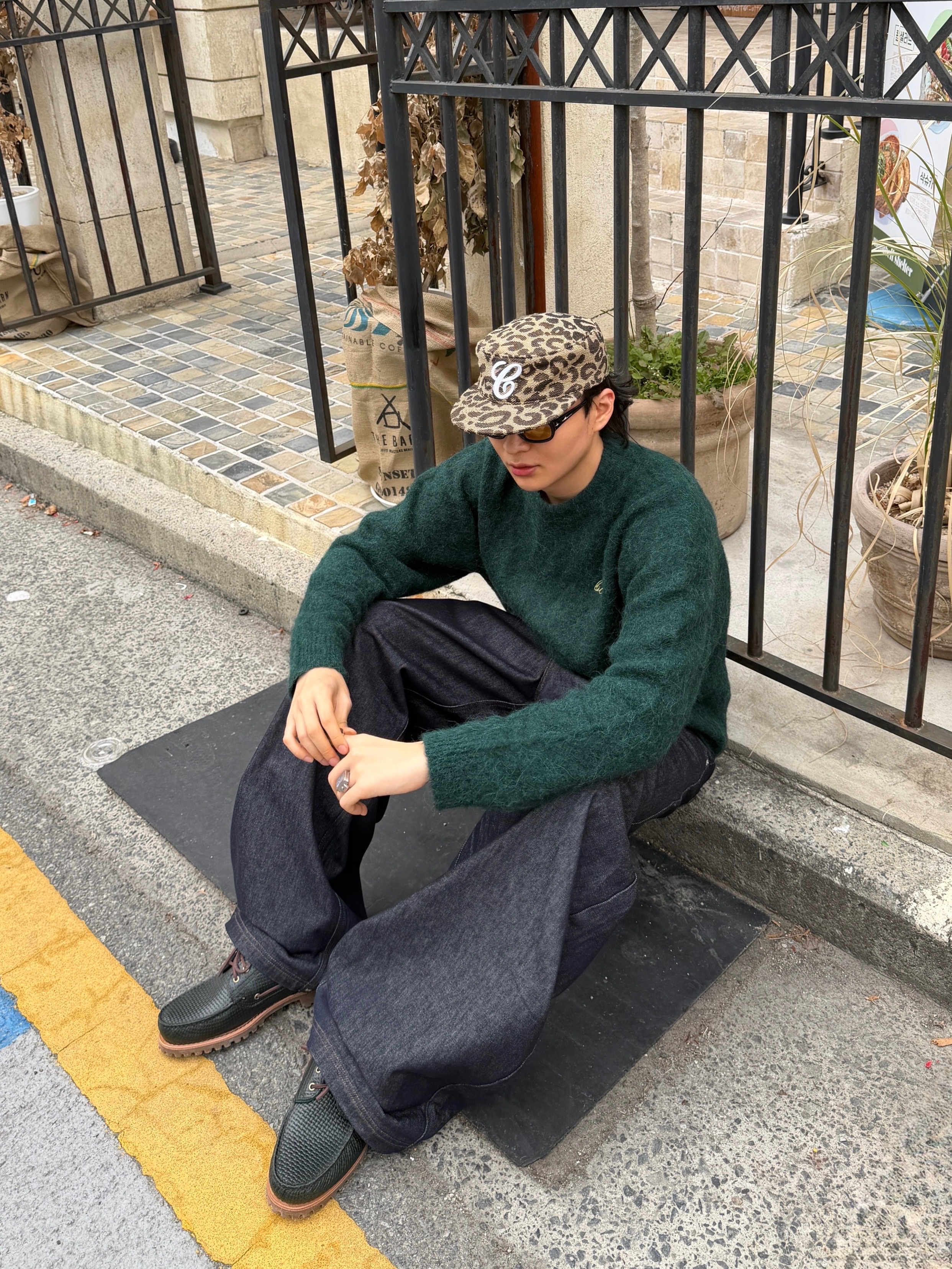 Timberland x White Mountaineering 3-Eye Handsewn Boat Shoes Black Suede - Wide 착용 스타일 - 1