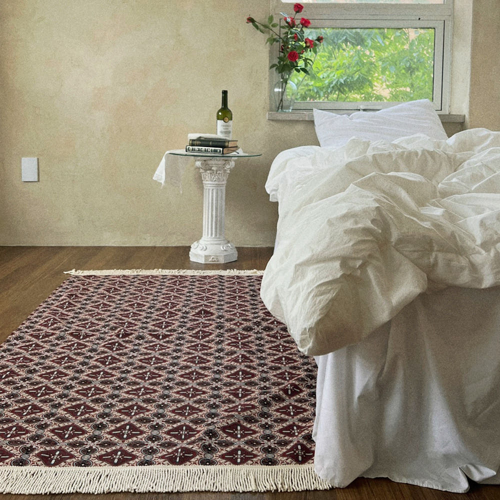 무성화 샬롯 빈티지 카페트 캠핑 러그 피크닉매트 150x90cm(MUSEONGHWA CHARLOTTE ETHNIC RUG 150x90cm) - 5