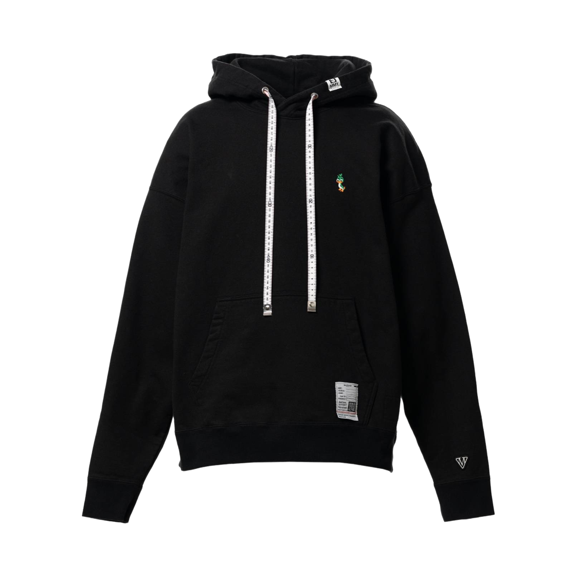 메종 미하라 야스히로 레온 자수 후드 블랙(Maison Mihara Yasuhiro Leon Embroidery Hoodie Black) - 1