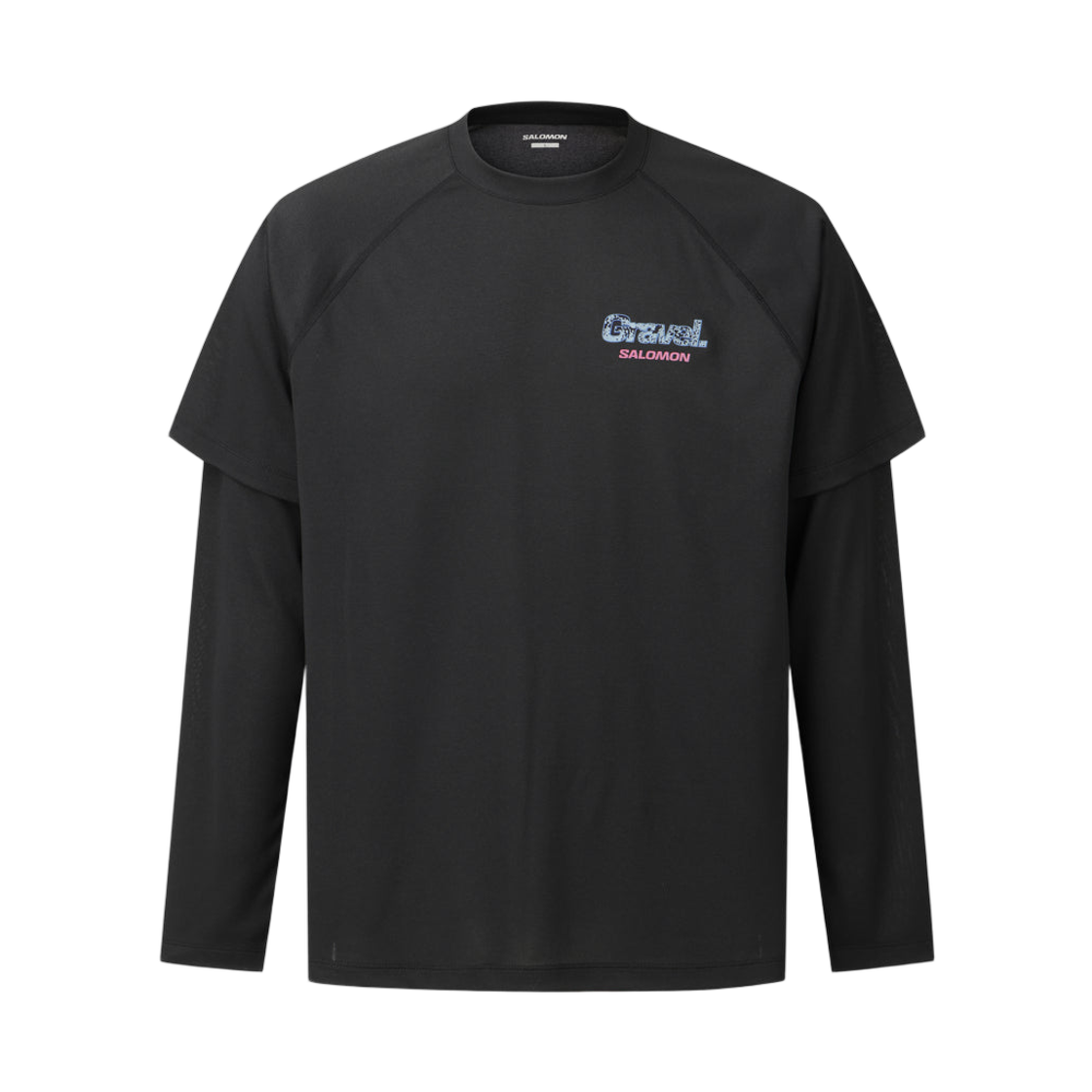 살로몬  스트라타 롱 슬리브 블랙(Salomon Strata LS Tee Black)