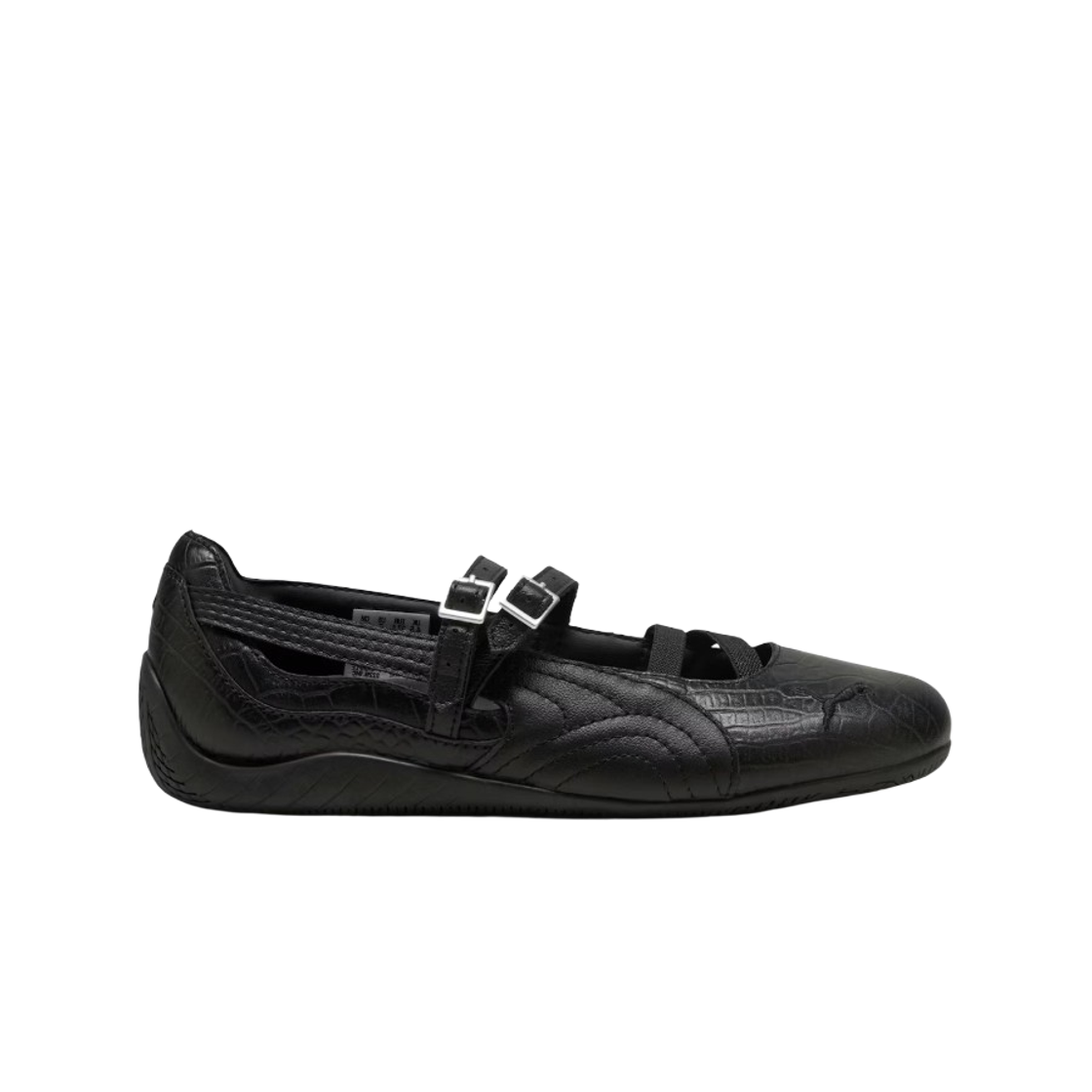 (W) 푸마 스피드캣 발렛 크록 블랙 쿨 다크 그레이((W) Puma Speedcat Ballet Croc Black Cool Dark Gray) - 1