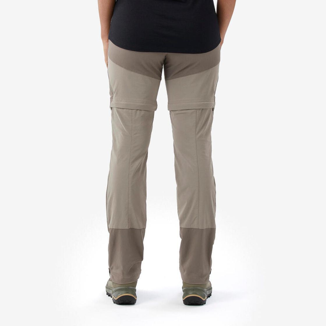데카트론 여성 백패킹 투인원 집오프 바지 MT500 애쉬 베이지(DECATHLON Women's Backpacking 2-in-1 Zip-off Pants MT500 Ash Beige) - 6