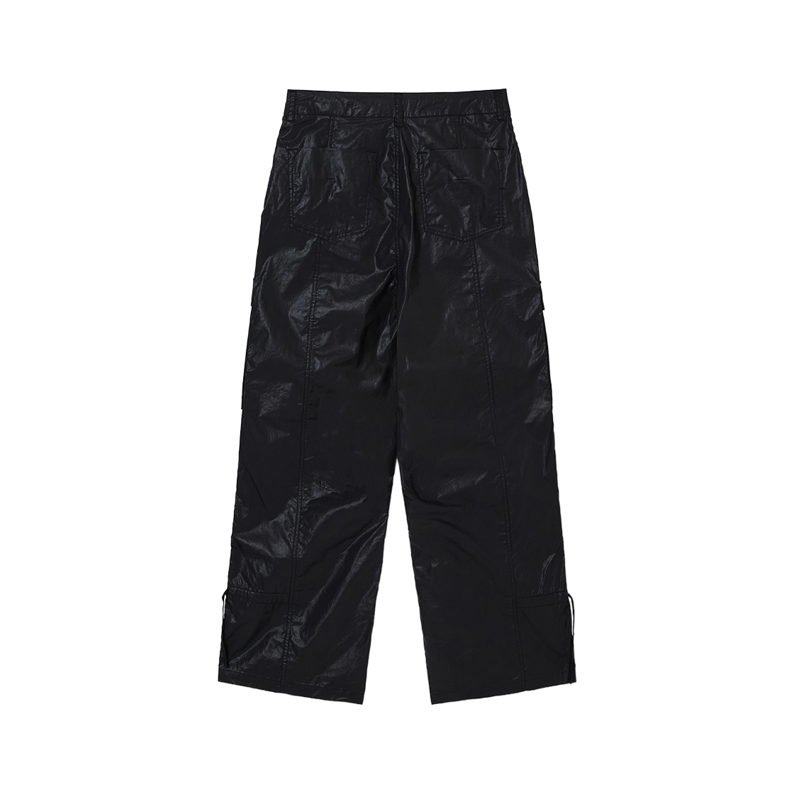 세터 우먼 코티드 코튼 카고 팬츠 블랙(SATUR W Coated Cotton Cargo Pants Black) - 2