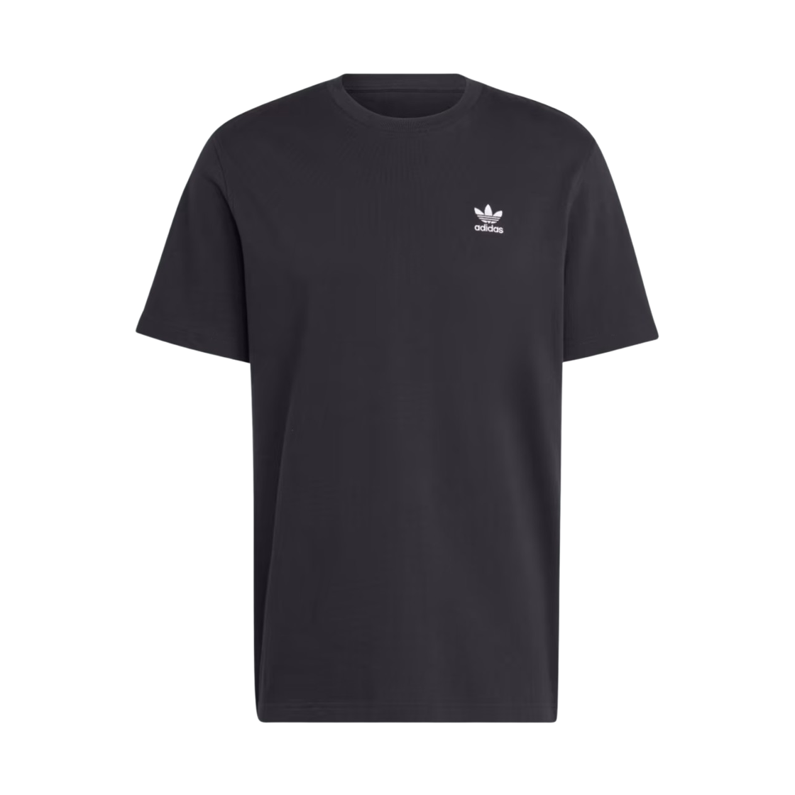 II5760 Adidas Adicolor Classic Back+Front Trefoil Boxy T-Shirt Black White - KR Sizing