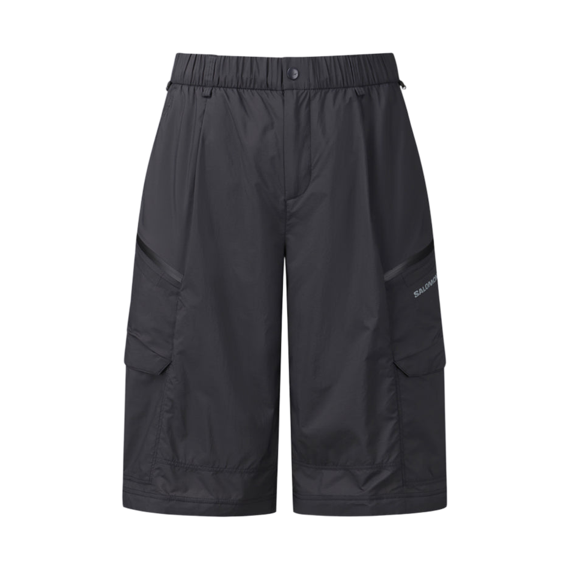 LD0033900 Salomon Soft Peak Parachute Shorts Navy Black