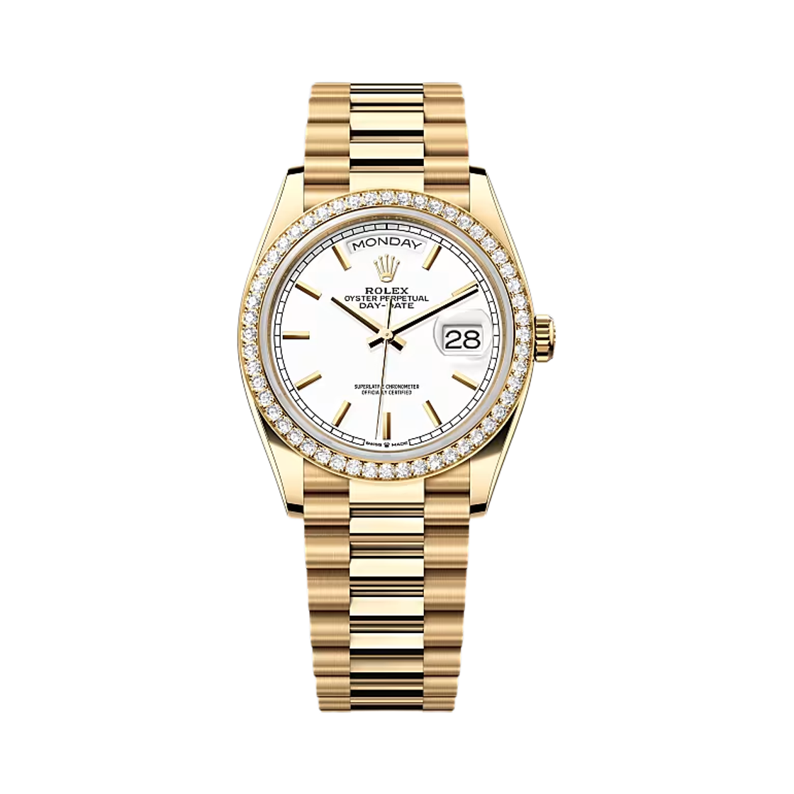 롤렉스 데이-데이트 36mm 다이아 셋팅 화이트 프레지던트(Rolex Day-Date 36mm Diamond-Set White President) - 1