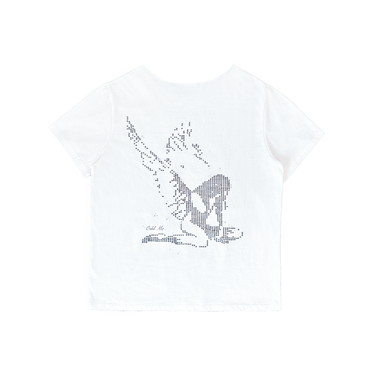 오드미 엔젤 핫픽스 티셔츠 - 화이트(ODDME Angel Hotfix T-Shirt - White)