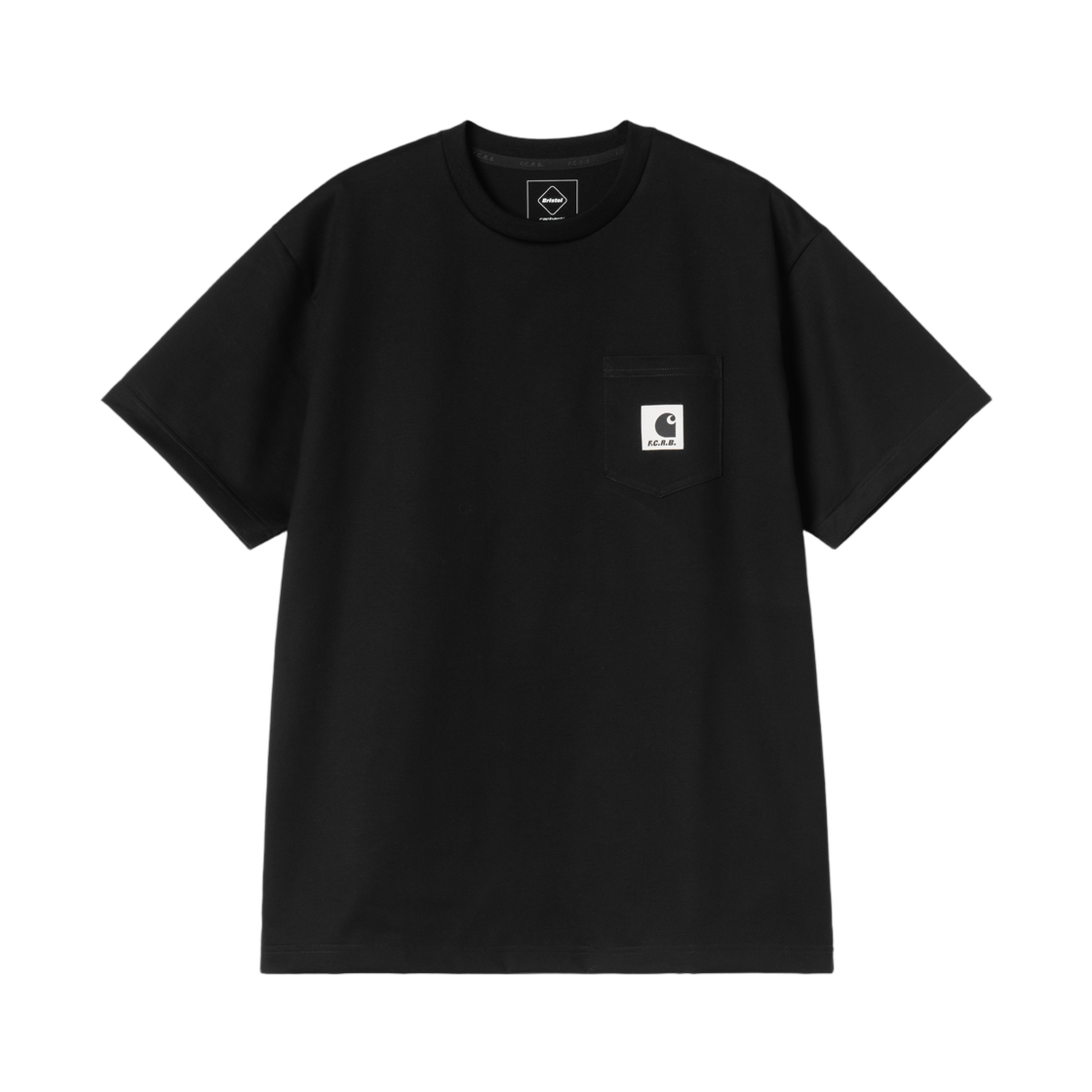 A261050-89-XX Carhartt WIP x FC Real Bristol Pocket S/S T-Shirt Black