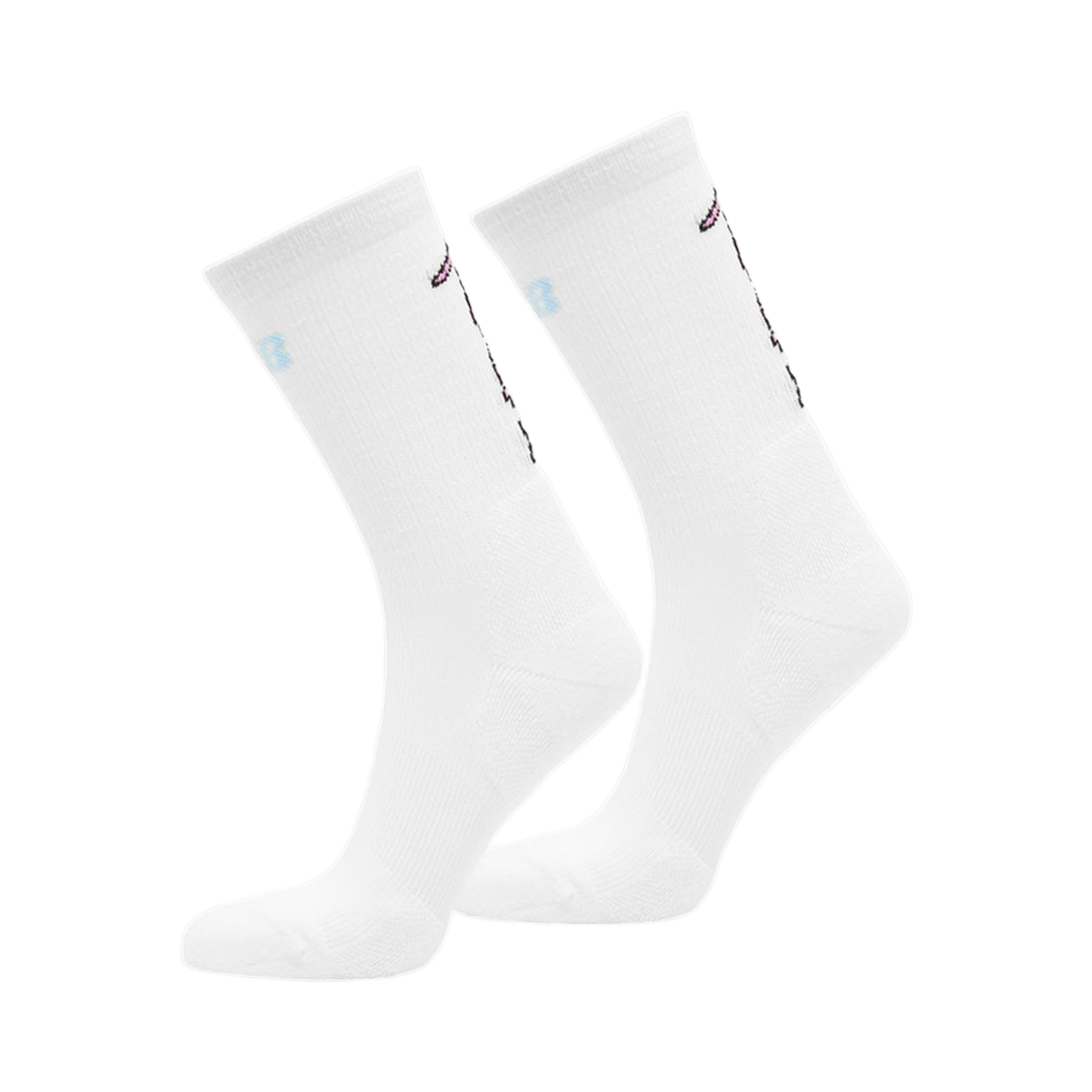뉴발란스 x 기안84 살라고뛴다 드라이쿨 논슬립 크루 삭스 화이트(New Balance x Kian84 Run To Live Dry-Cool Non-Slip Crew Socks White) - 1